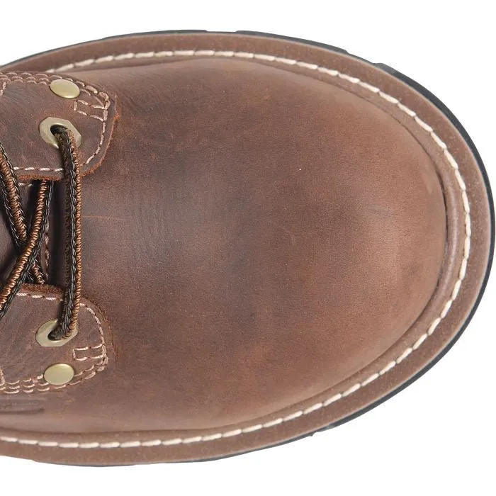 Carolina Men's Cardinal 8" Comp Toe Waterproof Side Zip Work Boot -Brown- CA7839