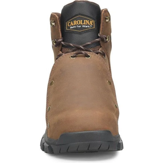 Carolina Men's Gruntz 6" Steel Toe External Metguard Work Boot -Brown- CA3595