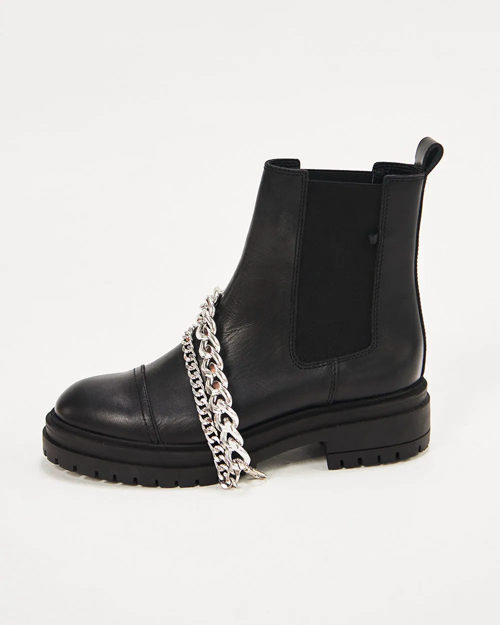 CHAIN ANKLE BOOTS