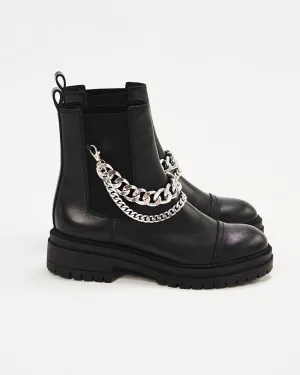CHAIN ANKLE BOOTS