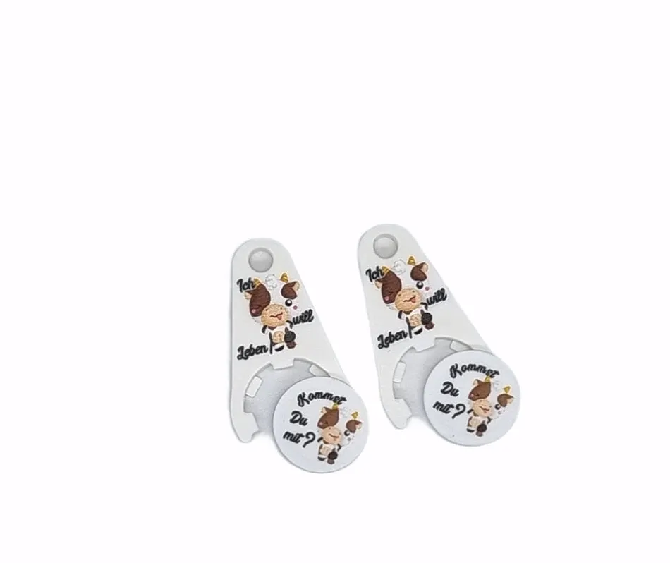 Chiphalter mit Einkaufswagenchip Set ich will Leben