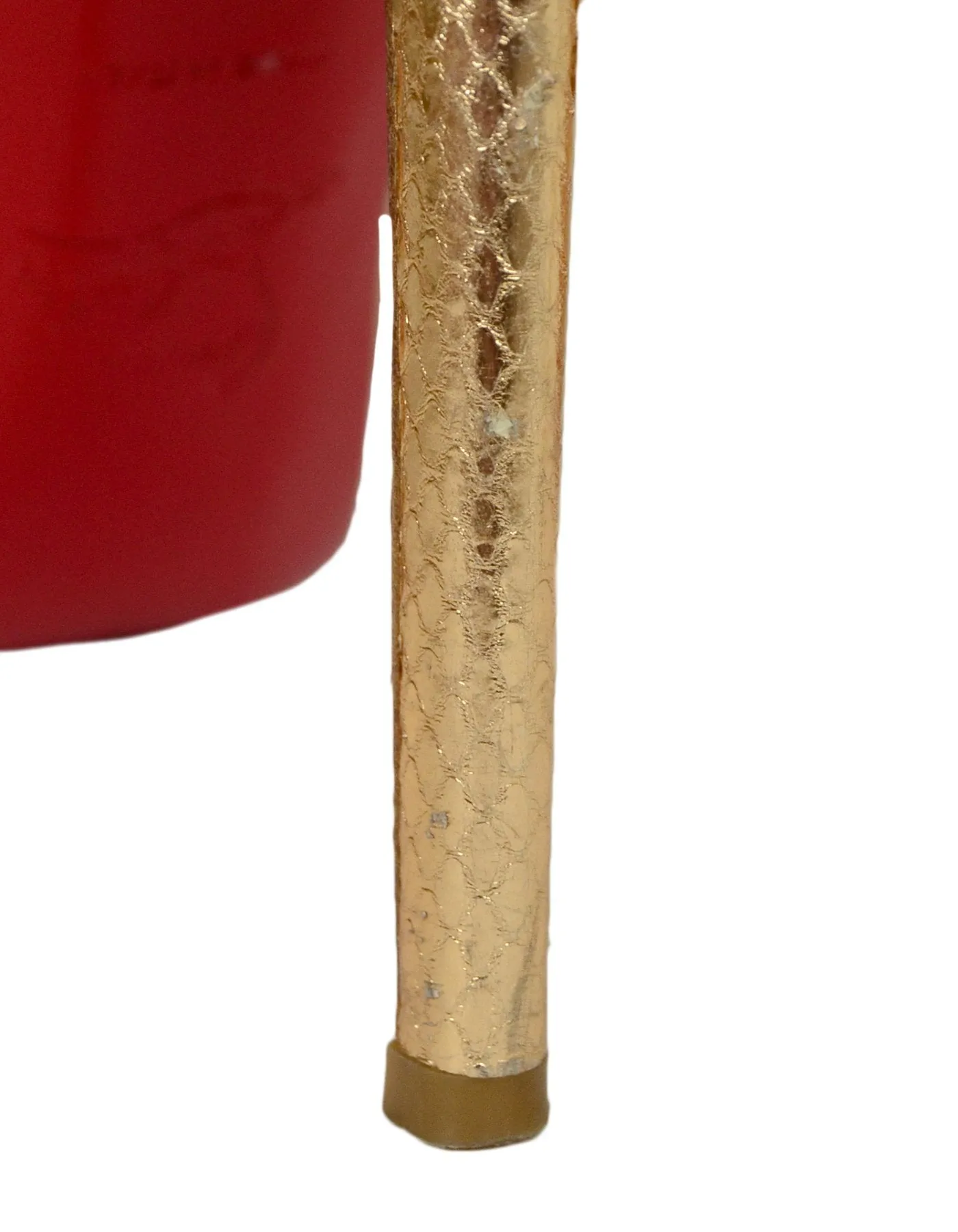 Christian Louboutin Gold Python Metal Nodo Pigalle Pumps sz 38