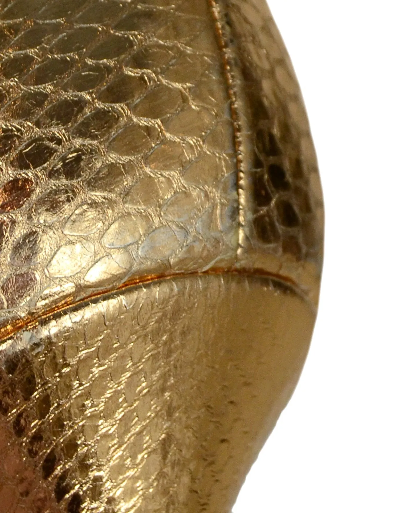 Christian Louboutin Gold Python Metal Nodo Pigalle Pumps sz 38