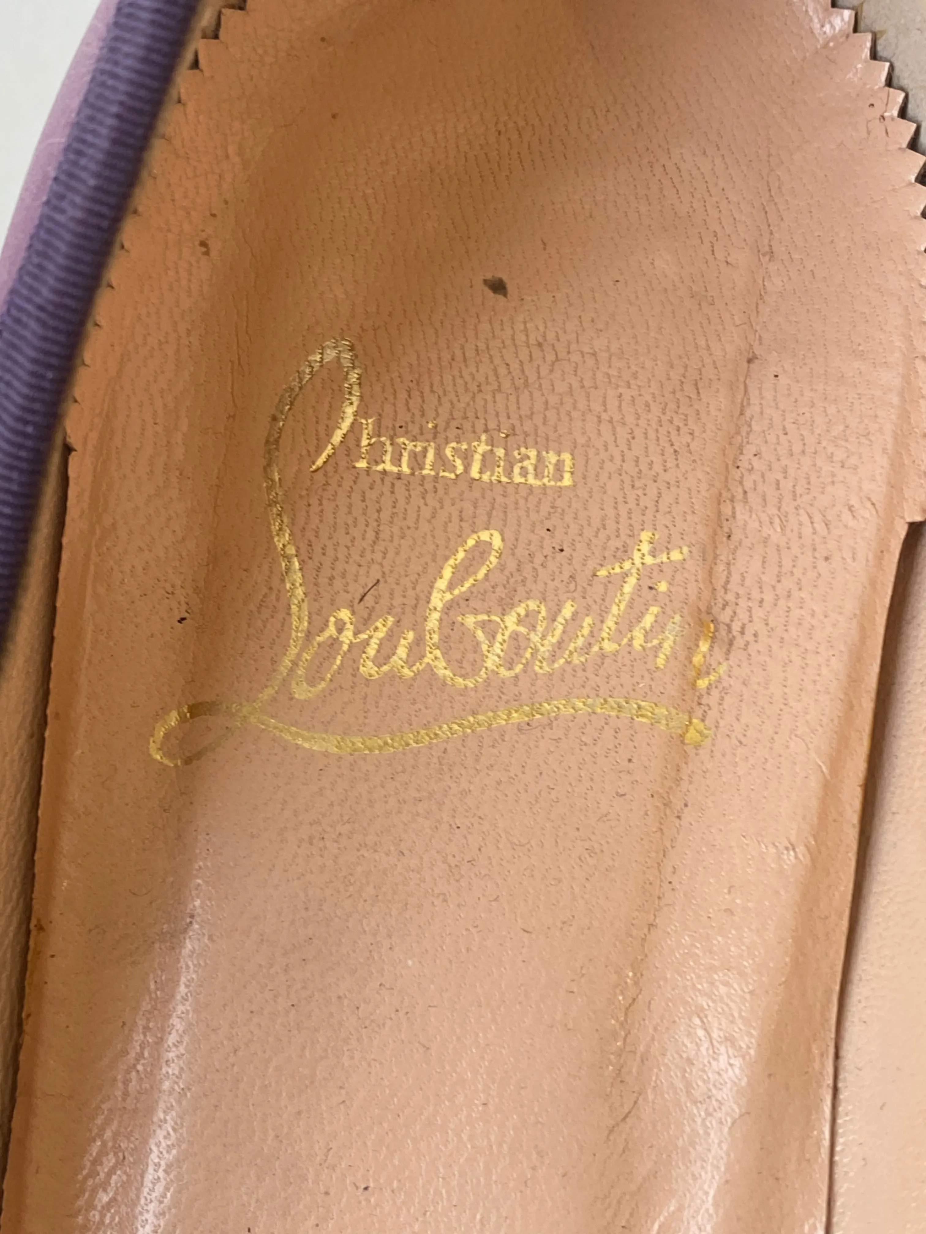 Christian Louboutin Purple Wedges