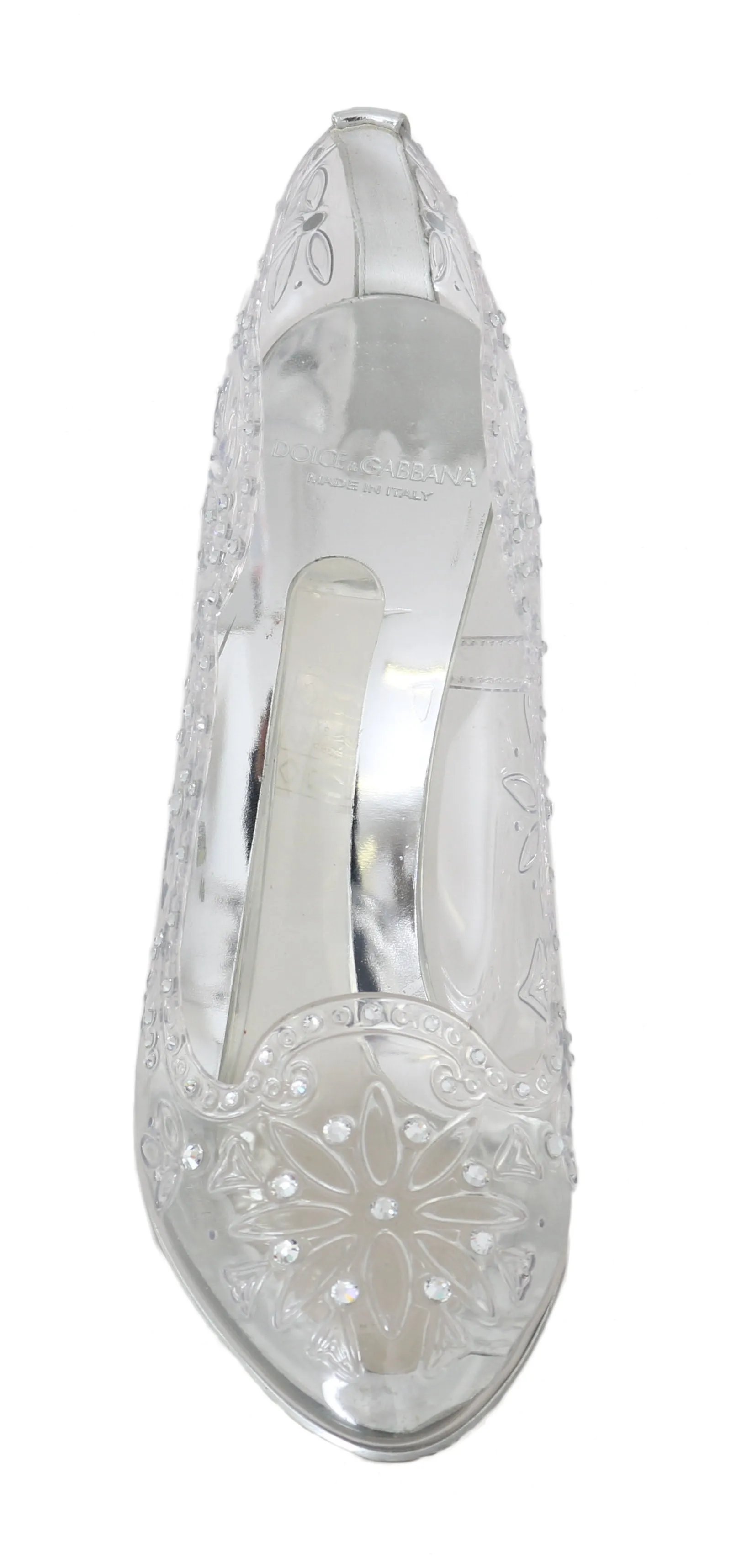 CINDERELLA Clear Crystal Heels