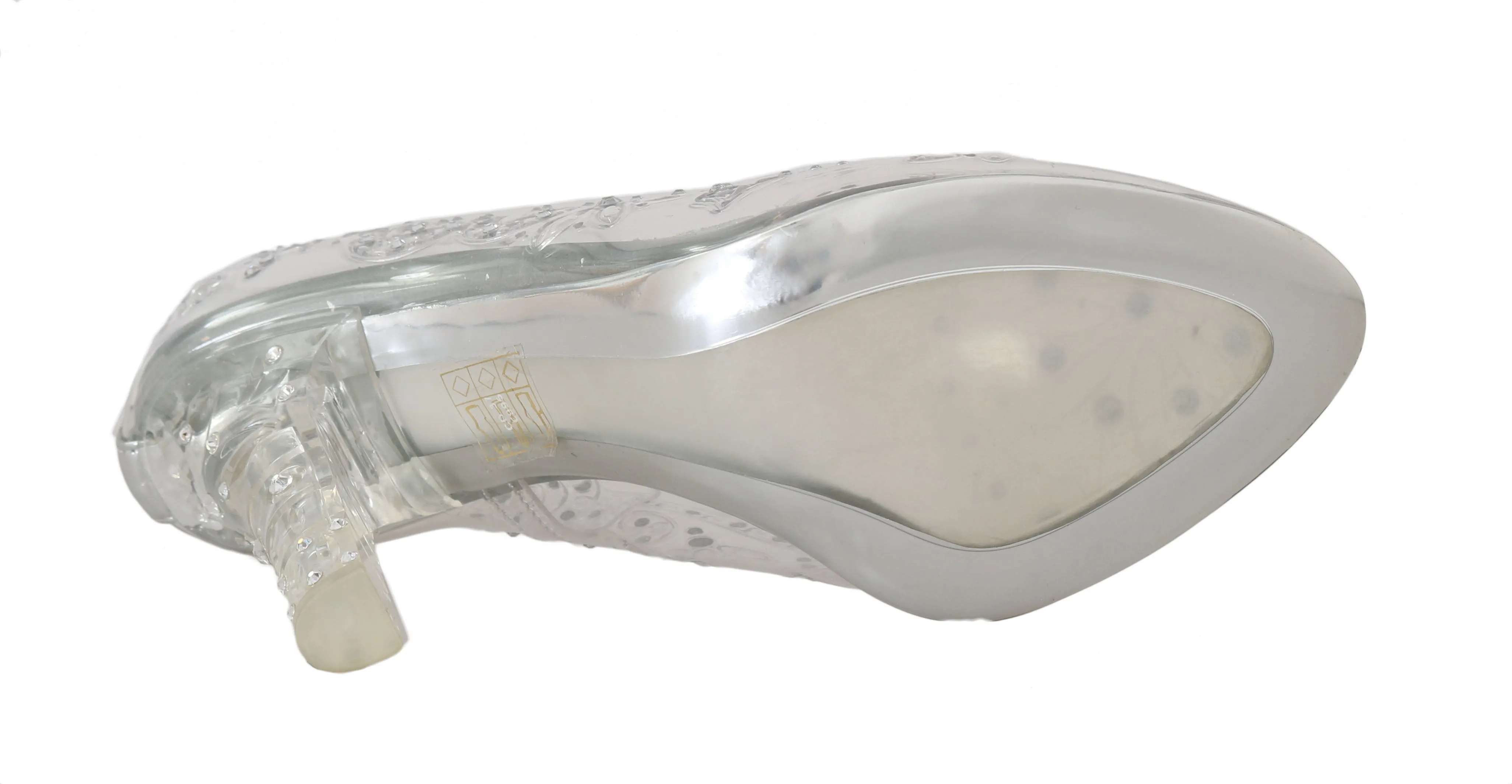 CINDERELLA Clear Crystal Heels