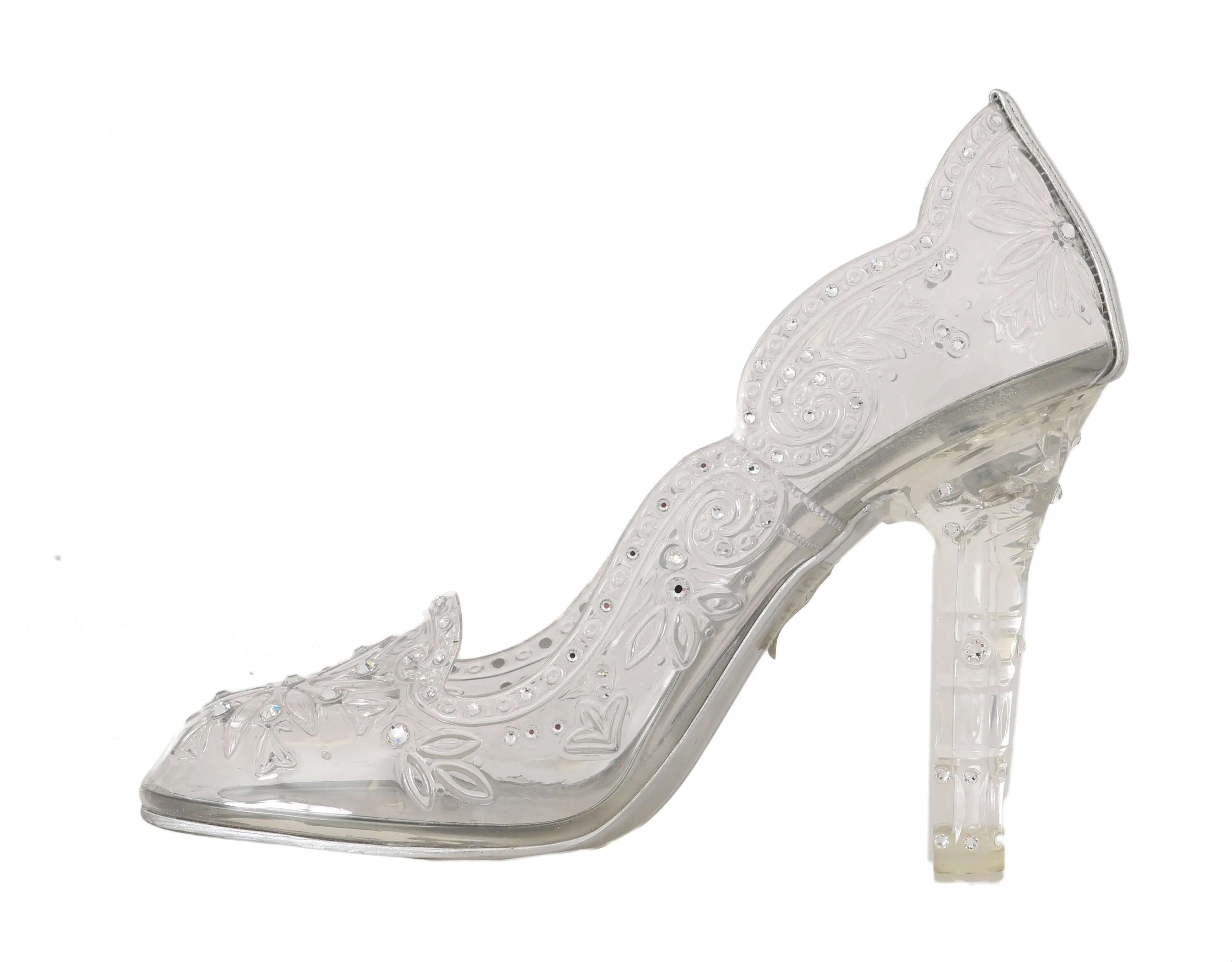 CINDERELLA Clear Crystal Heels