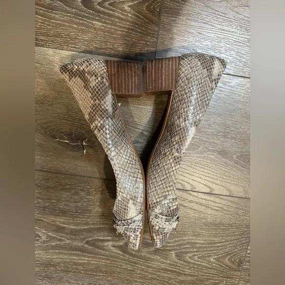 Coach Snakeskin Pumps