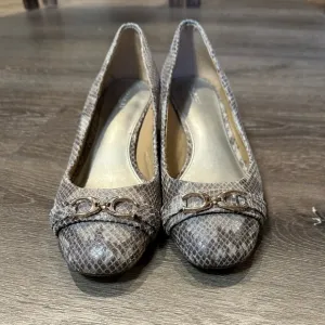 Coach Snakeskin Pumps