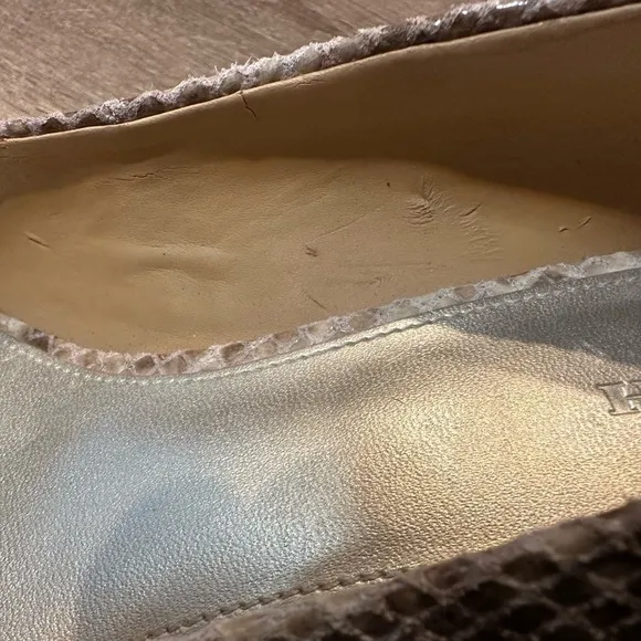 Coach Snakeskin Pumps