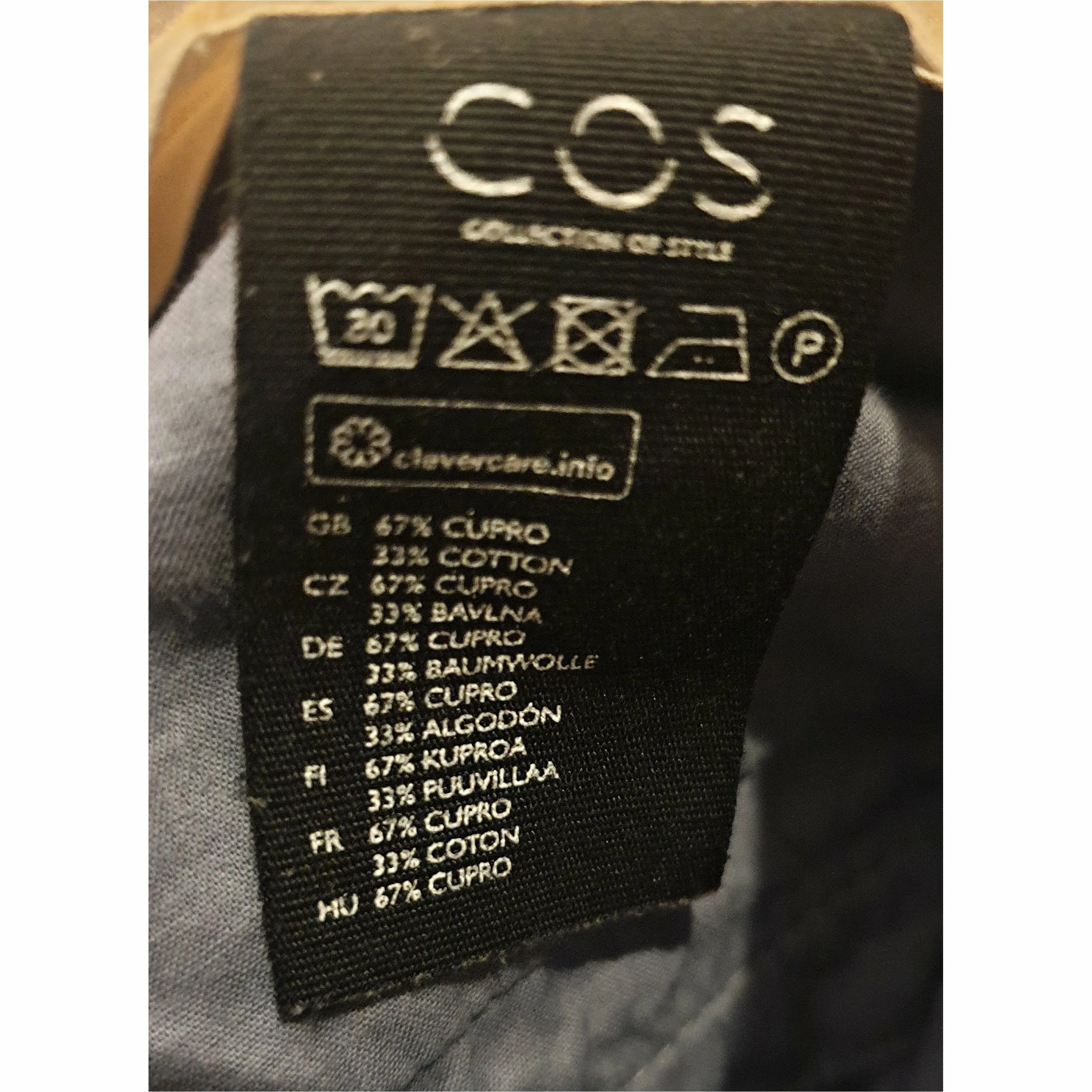 Cos blue pants size 34 (best fits size10)
