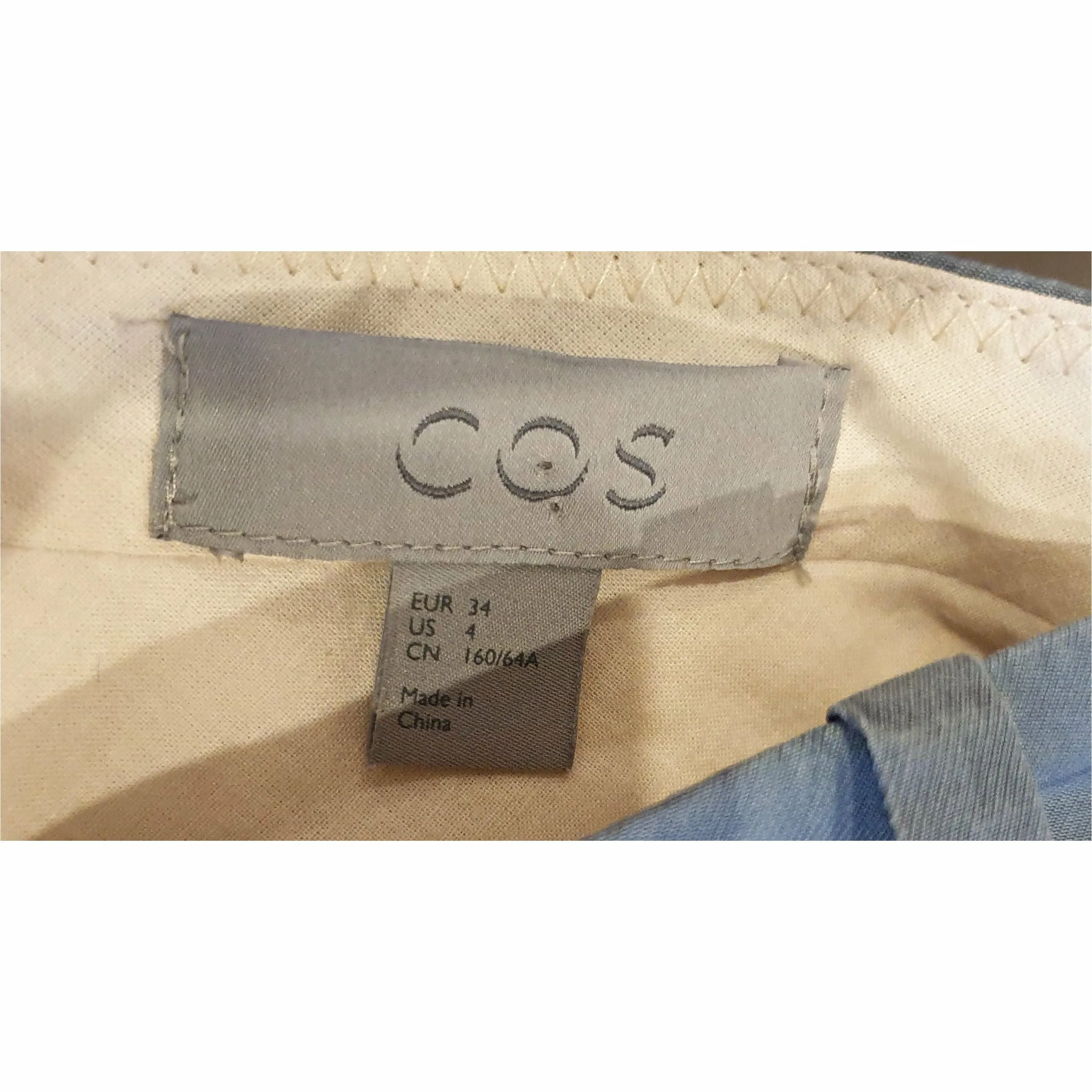 Cos blue pants size 34 (best fits size10)