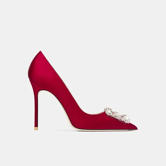 Crystal Women High Heel Wedding Shoes