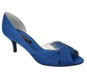 Culver Azul Satin Formal Pumps