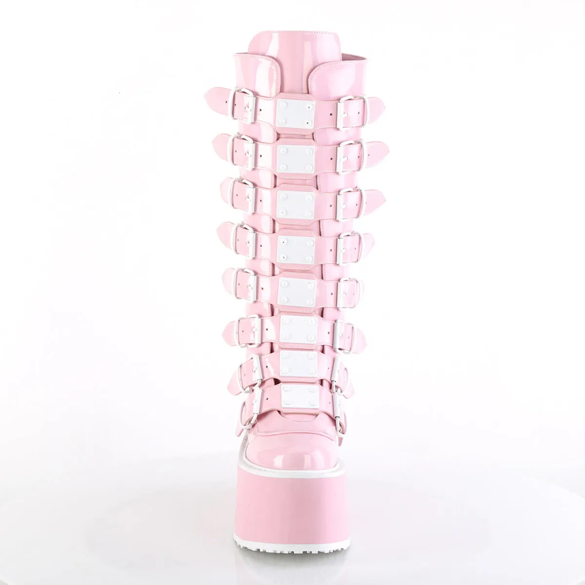 DAMNED-318  Baby Pink Holo Patent