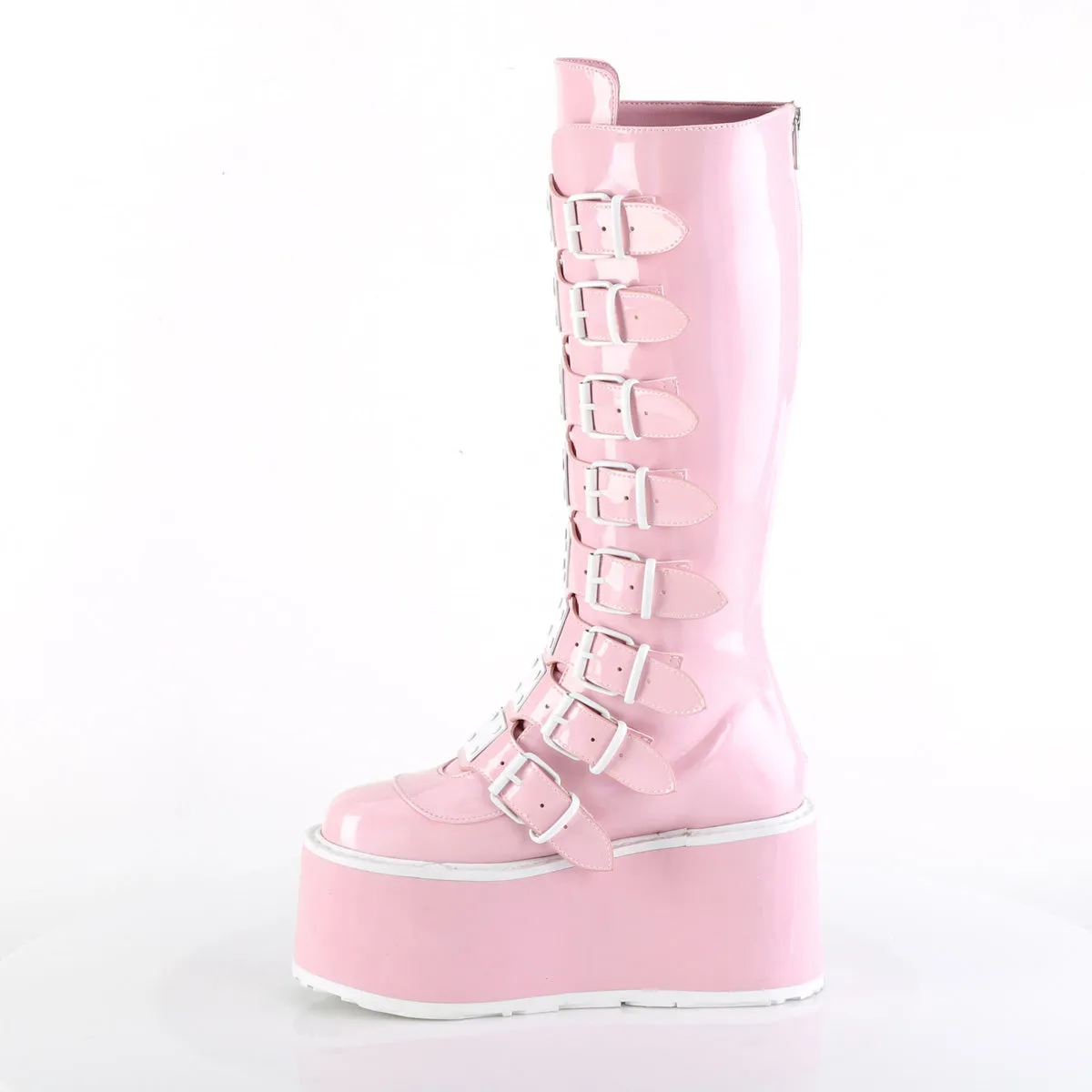 DAMNED-318  Baby Pink Holo Patent