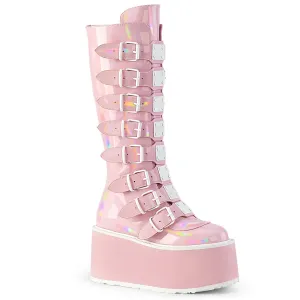 DAMNED-318  Baby Pink Holo Patent