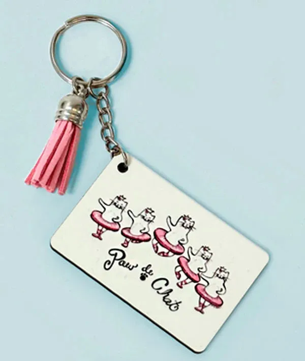 Dancer Keychains With Tassel