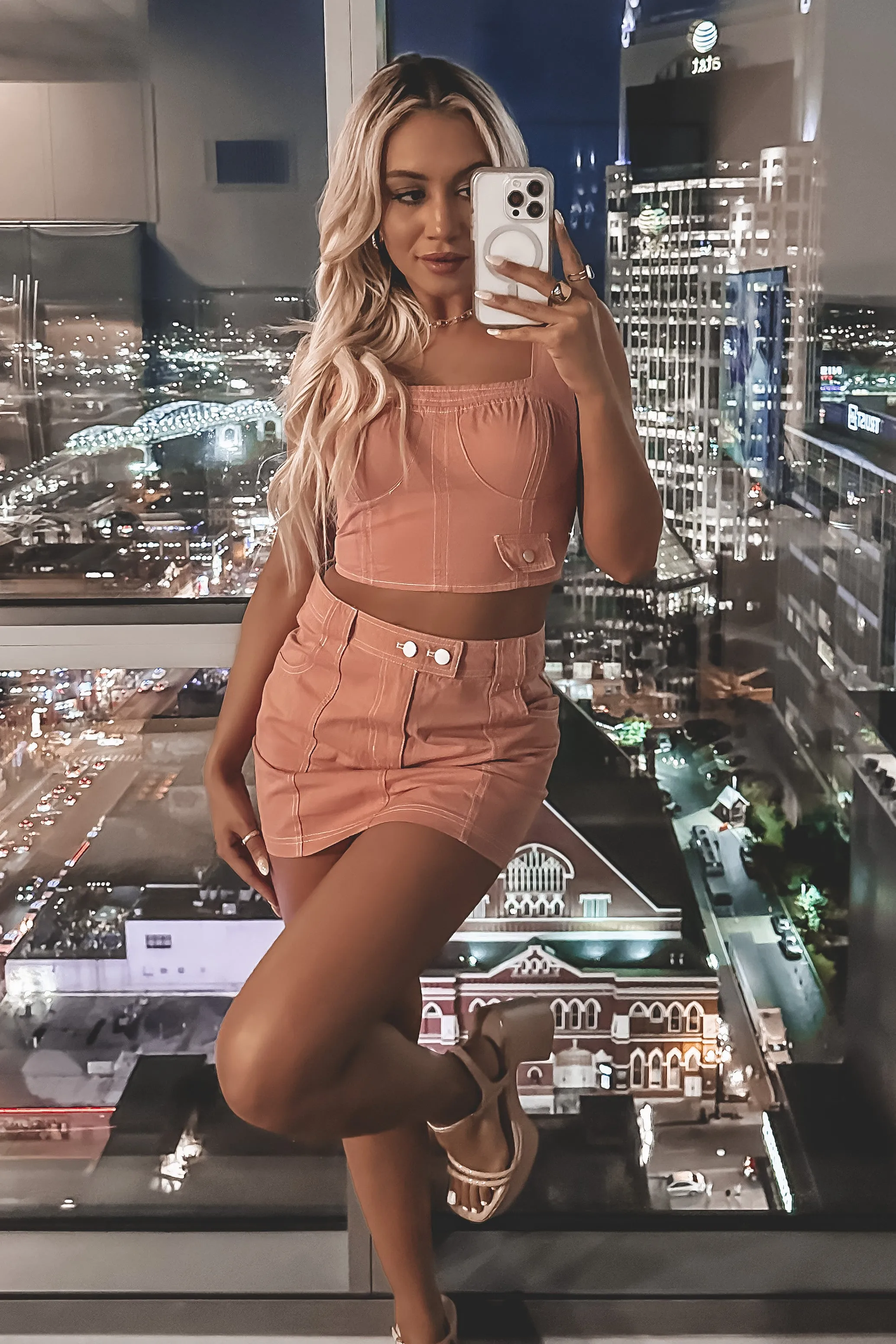 DEAL She Is Such A Trendsetter Utility Crop Top