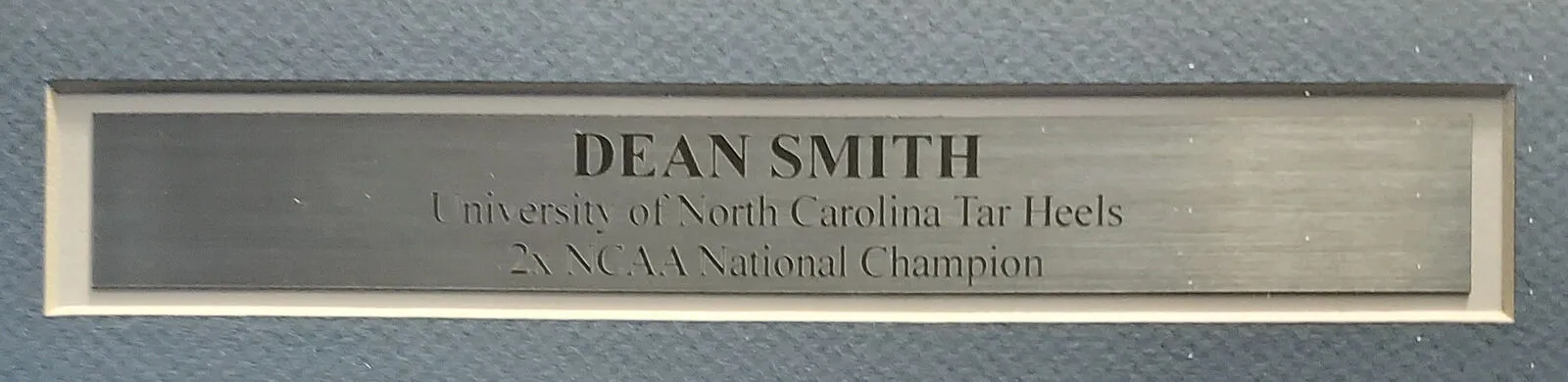 Dean Smith Autographed Signed Framed 16x20 Photo North Carolina PSA/DNA #Z64171