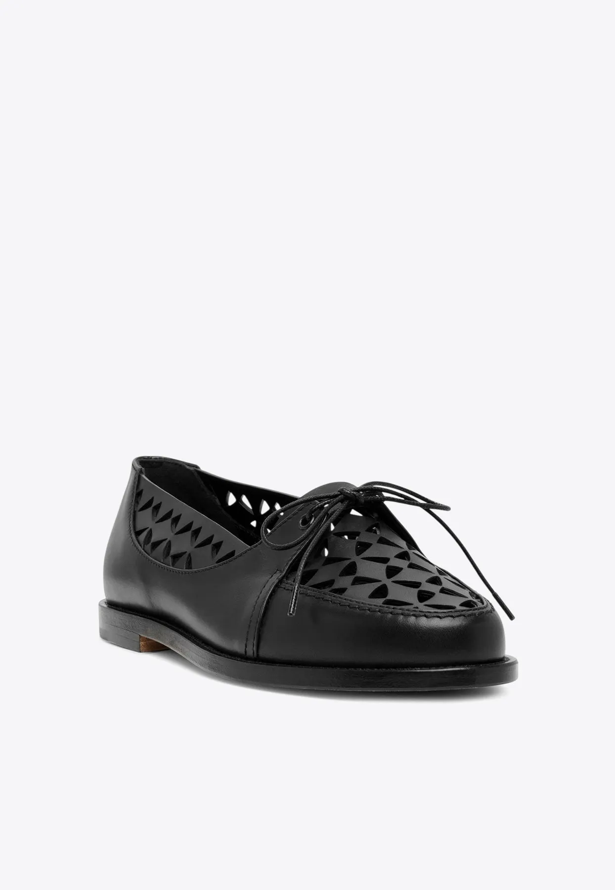 Delirium Laser Cut Leather Loafers