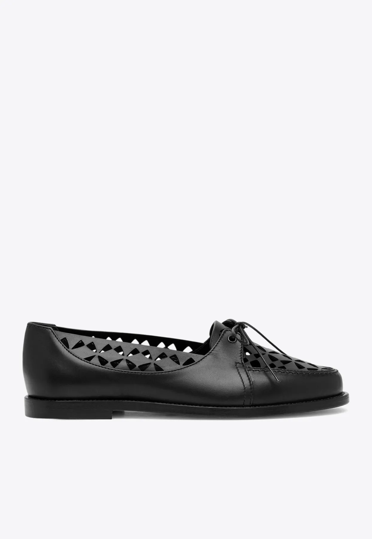 Delirium Laser Cut Leather Loafers
