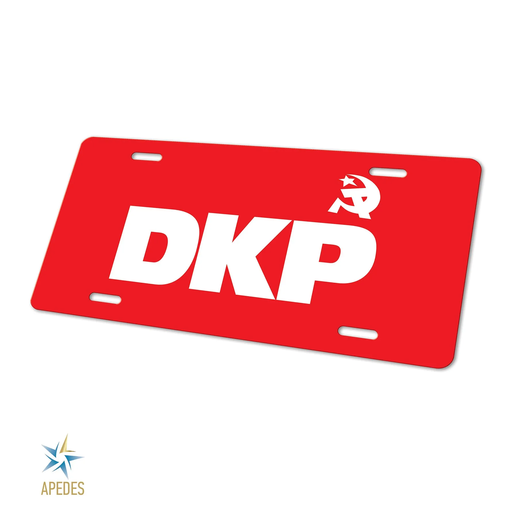 Deutsche Kommunistische Partei Decorative License Plate