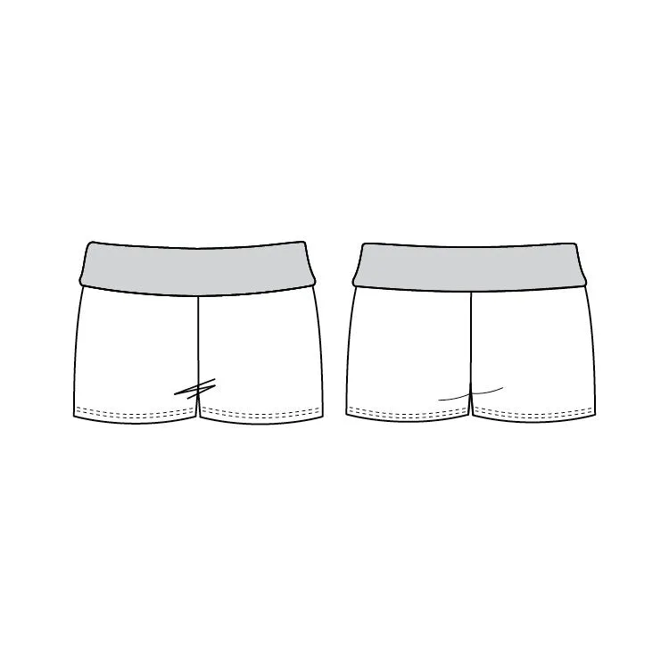 DF5803 - Bloch Roll Down Womens Short