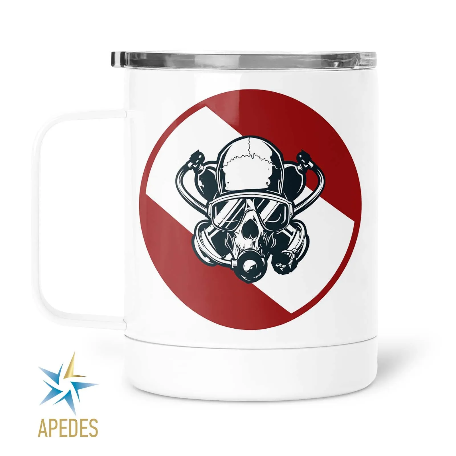Diver Skull Stainless Steel Travel Mug 13 OZ