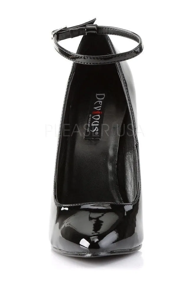 DOMINA-431 Pump  | Black Patent
