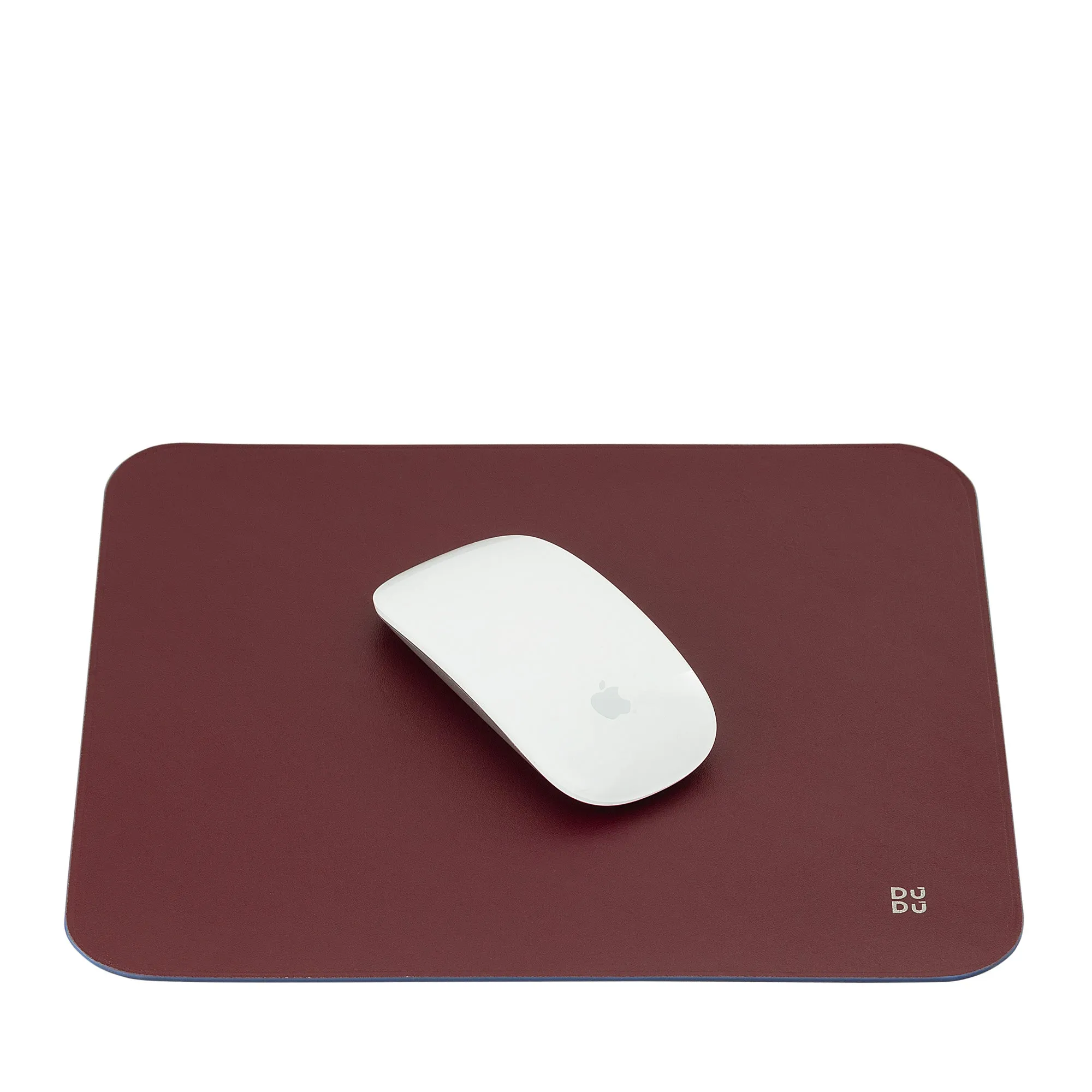 DUDU Soft leather mouse mat, thin, design, 25x22 cm, non -slip, desk mouse, colored