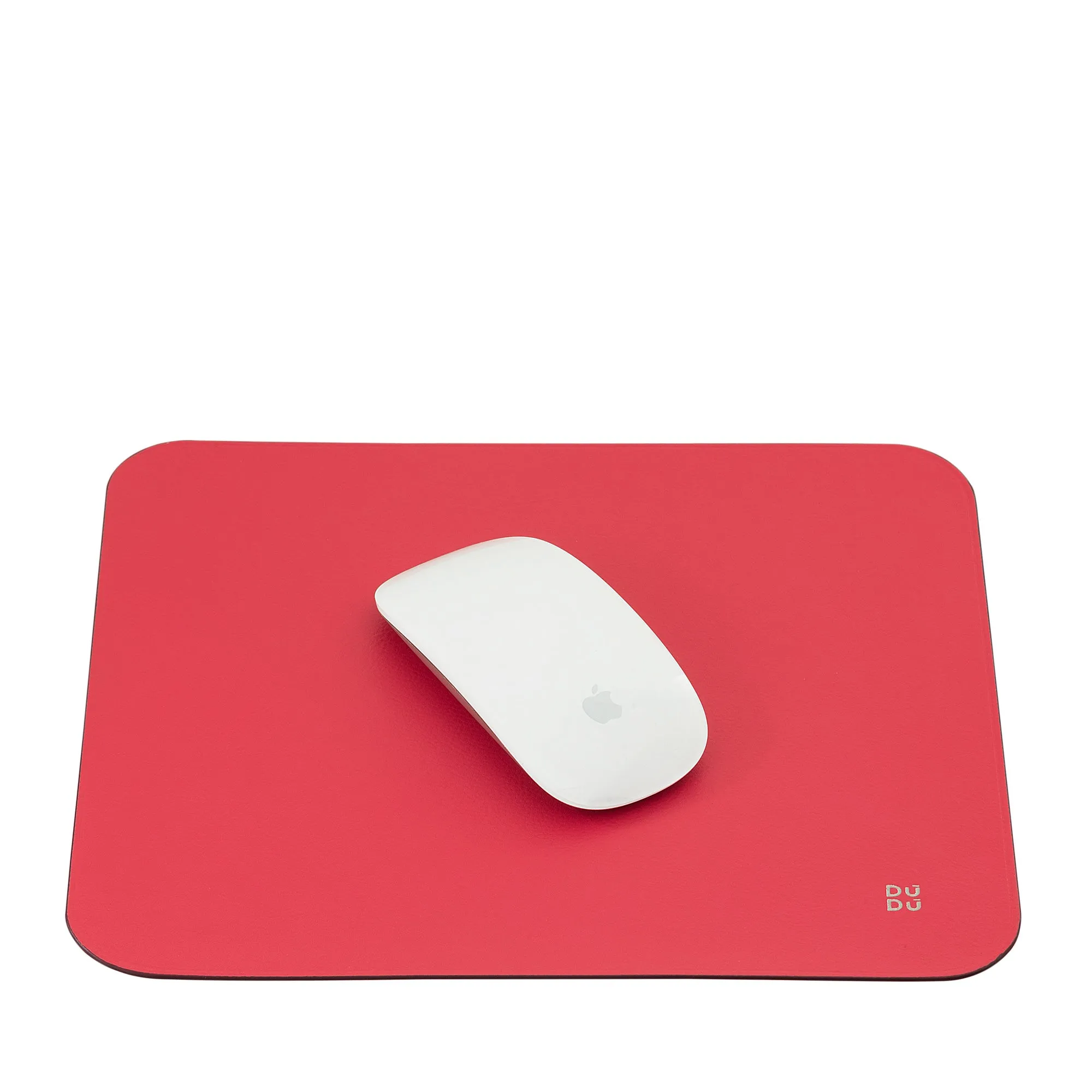 DUDU Soft leather mouse mat, thin, design, 25x22 cm, non -slip, desk mouse, colored