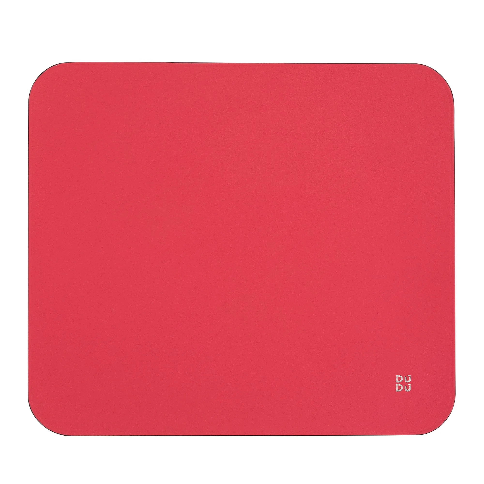 DUDU Soft leather mouse mat, thin, design, 25x22 cm, non -slip, desk mouse, colored