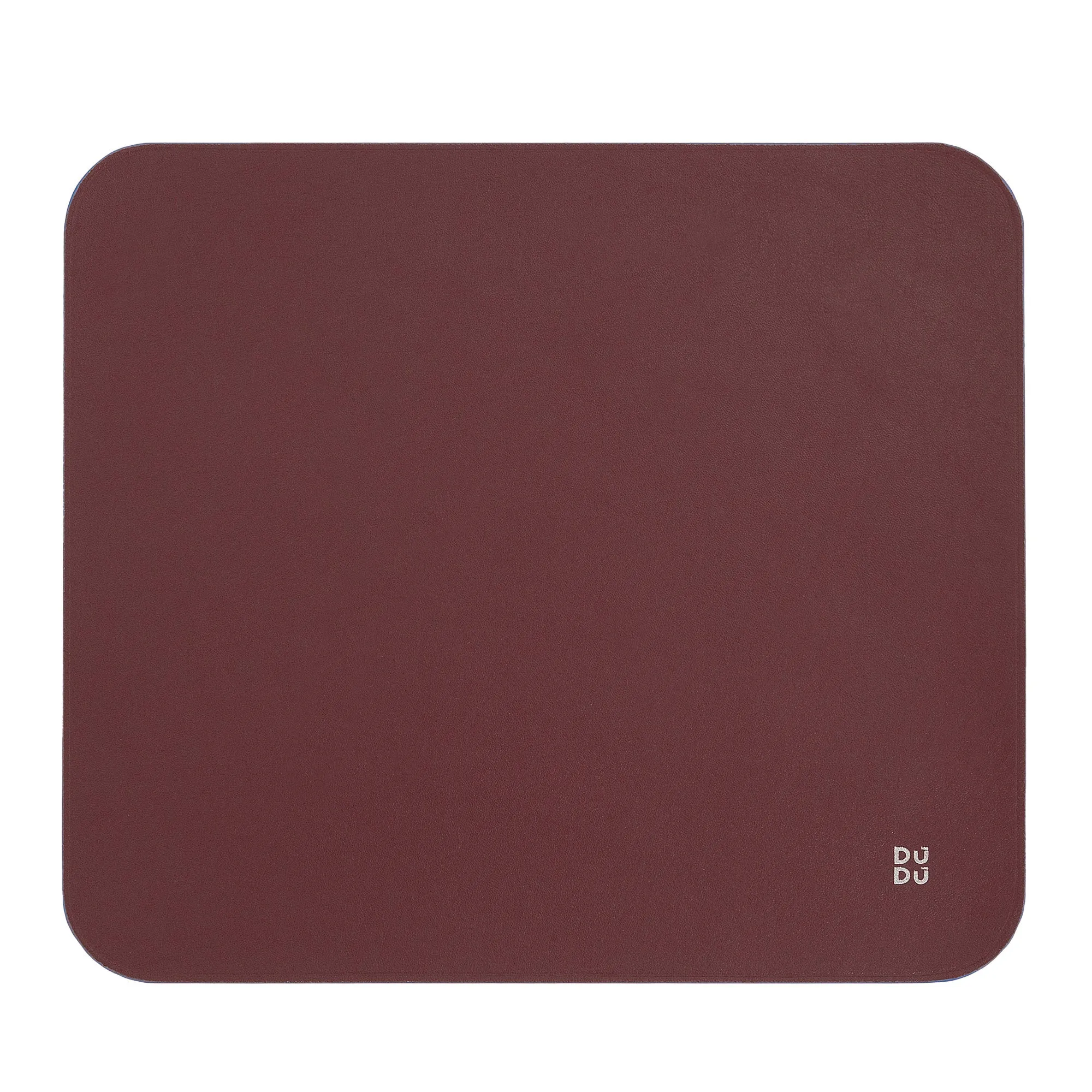 DUDU Soft leather mouse mat, thin, design, 25x22 cm, non -slip, desk mouse, colored