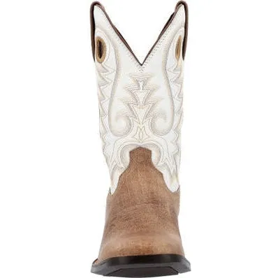 Durango Men's Westward Tan White 11" ST Work Boot -Brown- DDB0398