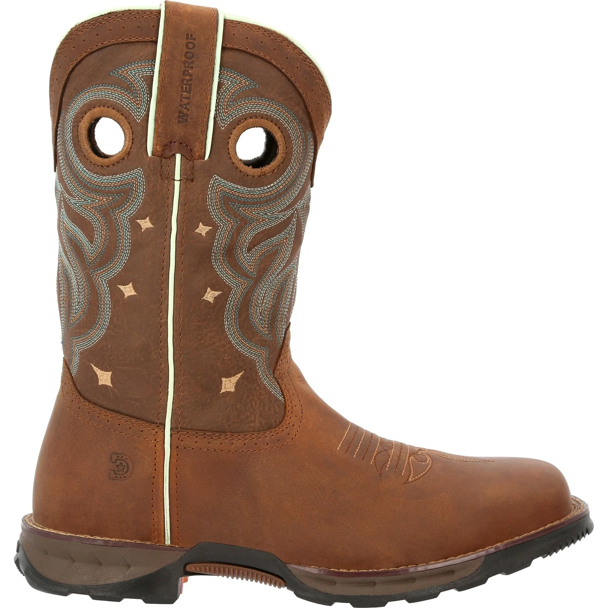 Durango Women's Maverick 10" Steel Toe Waterproof Western Work Boot - DRD0416