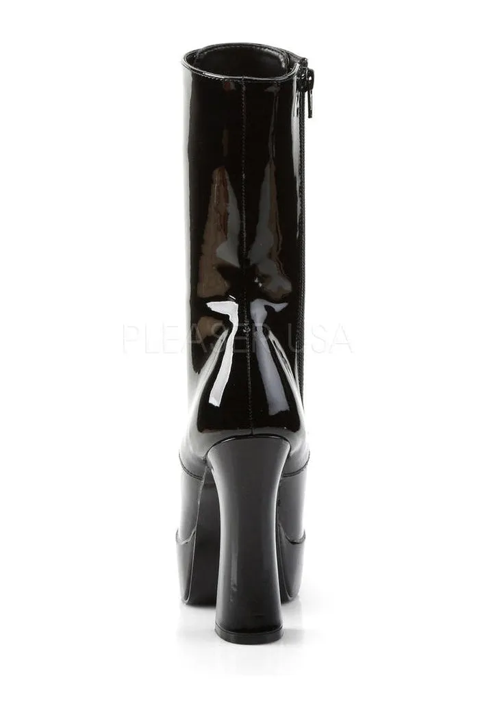 ELECTRA-1020 Platform Boot  | Black Patent