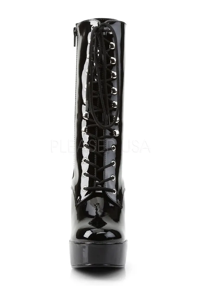 ELECTRA-1020 Platform Boot  | Black Patent