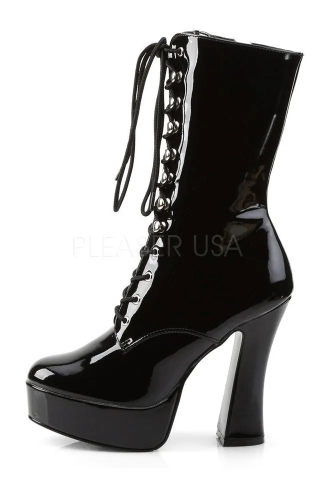 ELECTRA-1020 Platform Boot  | Black Patent