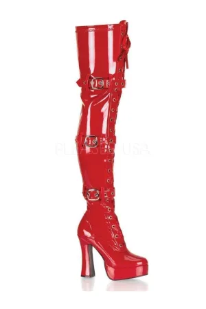 ELECTRA-3028 Platform Boot  | Red Patent