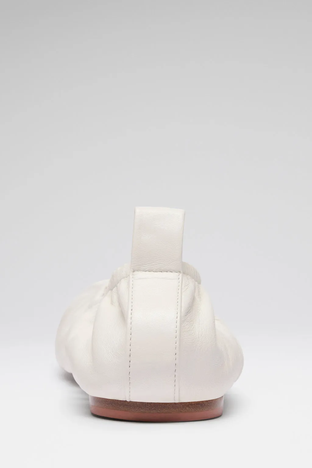 Emma Flat Ivory Nappa