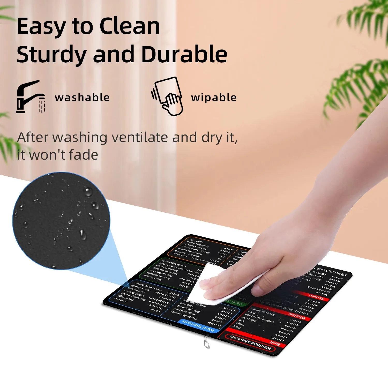 EXCO Shortcuts Mouse Pad
