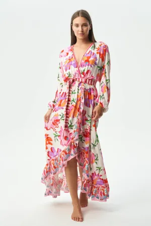 FARAJI DRESS - MEALY BIRD