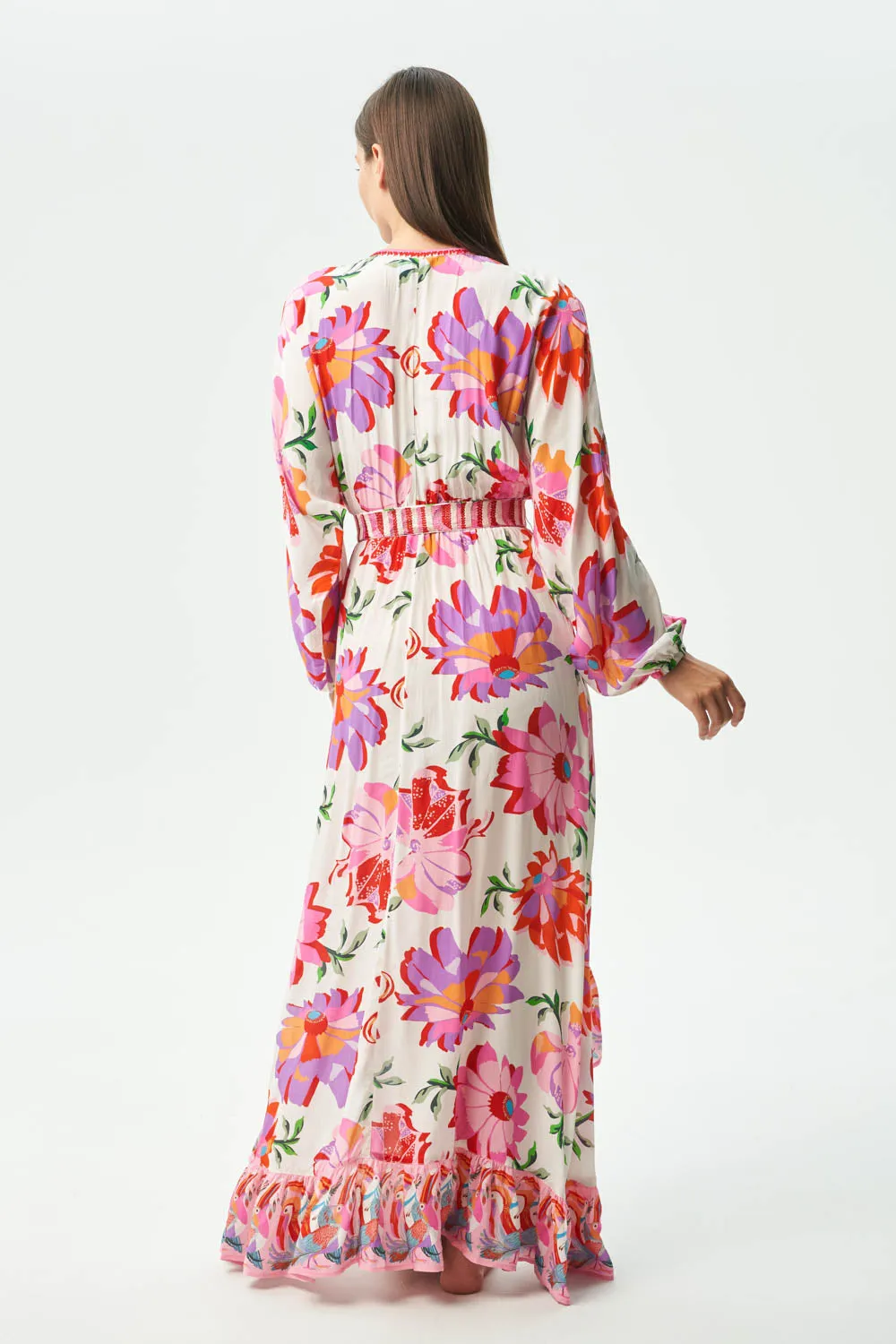 FARAJI DRESS - MEALY BIRD