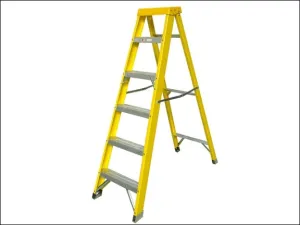 Fibreglass Swingback Steps Open 1.60m Closed 1.78m 6 Rungs