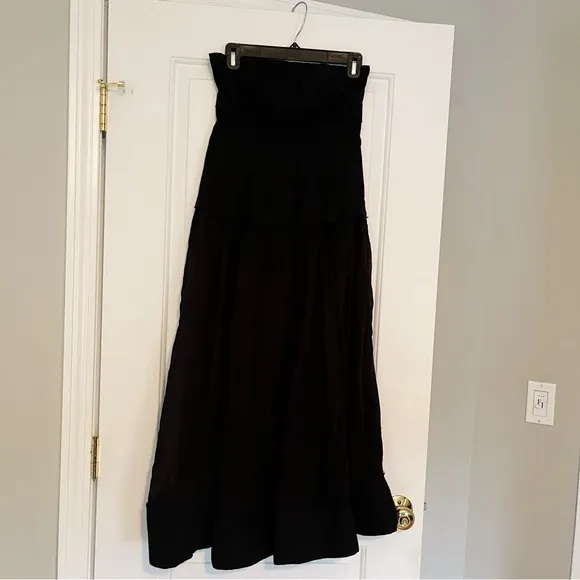 Free People Milan Midi Dress in Black