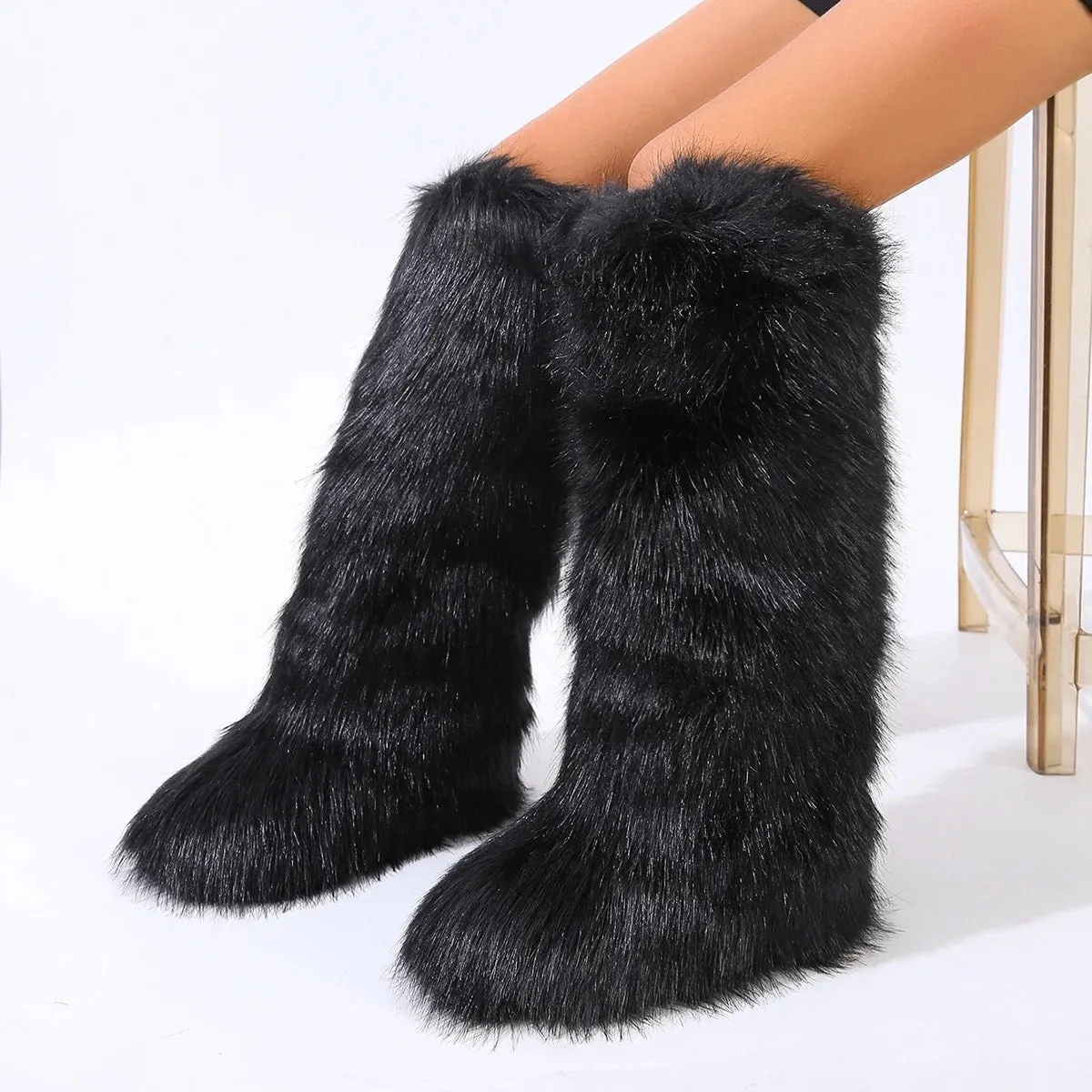 FTCU Faux Fur Boots