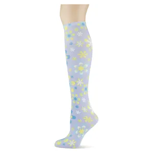 Fun Flowers Adult Knee Highs
