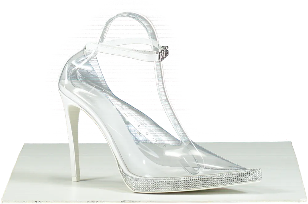 GCDS White Transpallic Rider Pumps UK 6 EU 39 👠