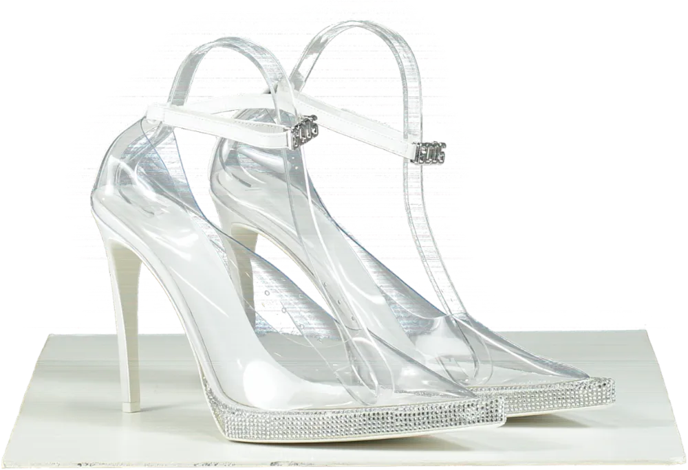 GCDS White Transpallic Rider Pumps UK 6 EU 39 👠